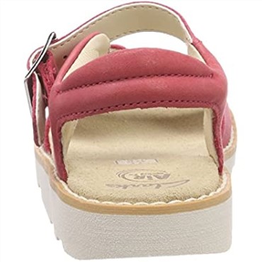 Sandalias Clarks De Cuero Rosa Para Niñas Crown Bloom T Sling Back