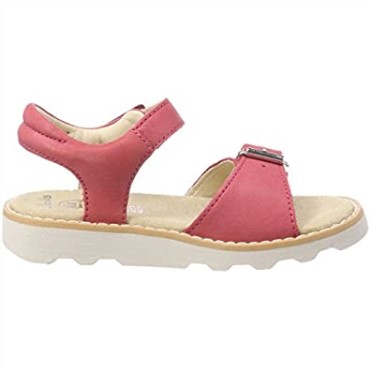 Sandalias Clarks De Cuero Rosa Para Niñas Crown Bloom T Sling Back
