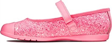 Clarks Rosa Rosa Sintético Rosa Sintético Niño Niña Baile Tap T Bailarinas Niño