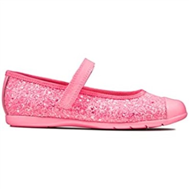 Clarks Rosa Rosa Sintético Rosa Sintético Niño Niña Baile Tap T Bailarinas Niño