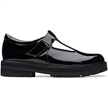 Zapatos De Niño Clarks Prague Brill Charol Negro