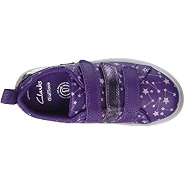 Zapatillas Clarks Moradas Niña Flare Fly K