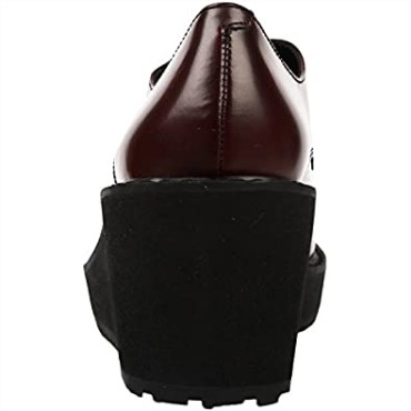 Zapatos Brogue De Mujer Clarks Rojo Burdeos Game Oval