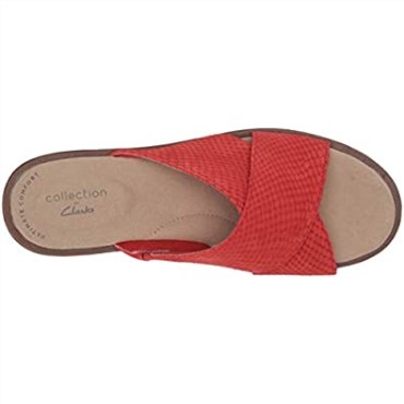 Sandalias Clarks Red Interest Suede Mujer Declan Ivy