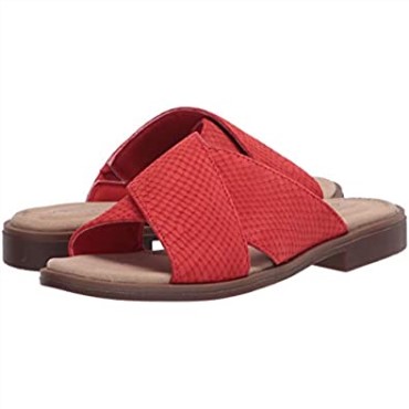 Sandalias Clarks Red Interest Suede Mujer Declan Ivy