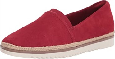Mocasines De Mujer Clarks Serena Paige De Ante Rojo