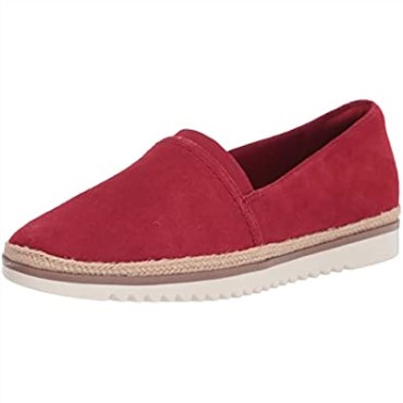 Mocasines De Mujer Clarks Serena Paige De Ante Rojo