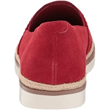 Mocasines De Mujer Clarks Serena Paige De Ante Rojo