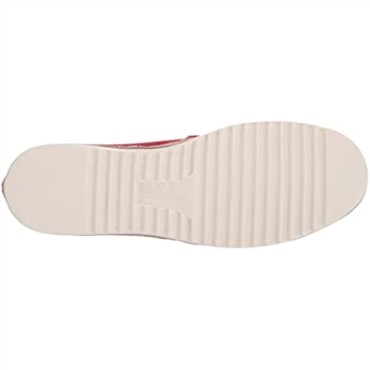 Mocasines De Mujer Clarks Serena Paige De Ante Rojo