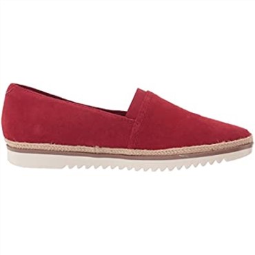 Mocasines De Mujer Clarks Serena Paige De Ante Rojo