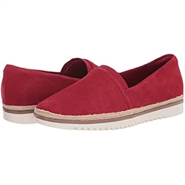 Mocasines De Mujer Clarks Serena Paige De Ante Rojo