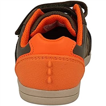 Clarks Rex Play Niño Caqui Verde Cuero Niños Rip Tape Zapatos 6 G Caqui Cuero