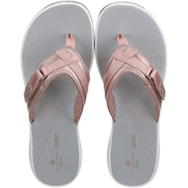 Chanclas De Mujer Clarks Rose Gold Brisa Sea