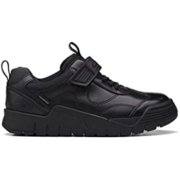 Zapatos Clarks Scooter Dry Kid Cuero Negro Impermeable