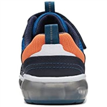 Clarks Spark Flash Ko Azul Combinación De Materiales Niño Zapatillas Niño