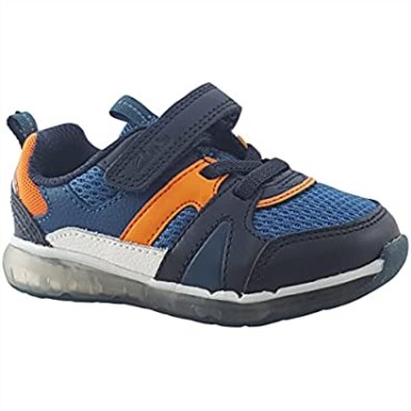 Clarks Spark Flash To Blue Combinación De Materiales Niños Zapatillas Niño