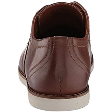 Clarks Marrón Cuero Hombres Raharto Vibe Oxford