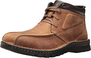 Clarks Cuero Marrón Hombres Vanek Rise Vanek Rise