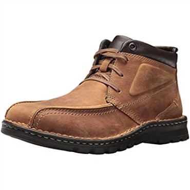 Clarks Cuero Marrón Hombres Vanek Rise Vanek Rise