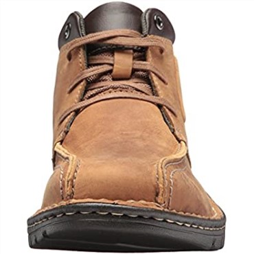 Clarks Cuero Marrón Hombres Vanek Rise Vanek Rise