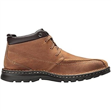 Clarks Cuero Marrón Hombres Vanek Rise Vanek Rise