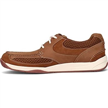 Zapatillas Clarks Langton Lane Para Hombre De Nobuk Tostado