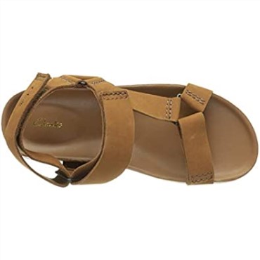 Sandalias Clarks Sunder Range Para Hombre De Nobuk Tostado