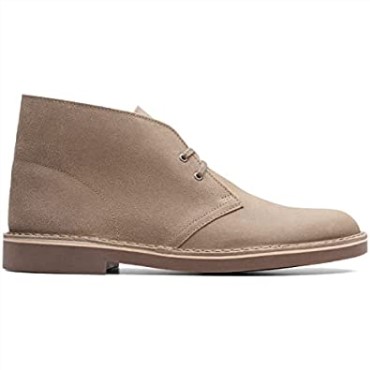 Botas Chukka Bushacre 2 Para Hombre De Ante Desgastado Color Topo De Clarks