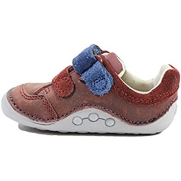 Zapatos Prewalker Para Niños Clarks Ti Ny Zakk De Cuero Marrón