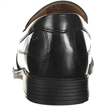 Mocasines Sin Cordones Clarks Tilden Free Cuero Negro