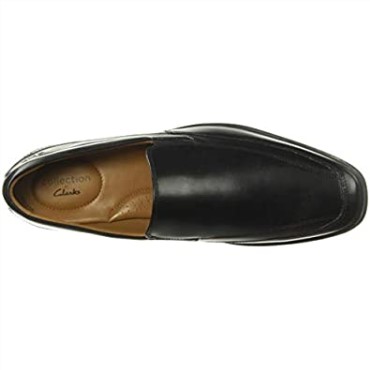 Mocasines Sin Cordones Clarks Tilden Free Cuero Negro