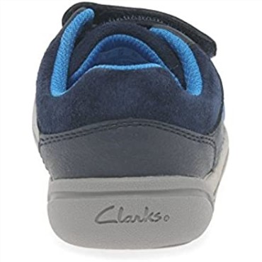 Zapatos De Bebé Clarks Tolby Buzz Niños Azul Marino