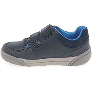 Zapatos De Bebé Clarks Tolby Buzz Niños Azul Marino