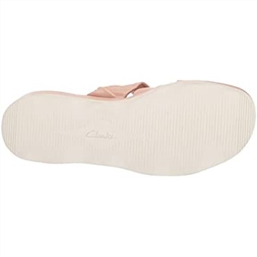 Sandalia Cuña Clarks Unisex-adulto Light Charm Rosa Claro Sintético