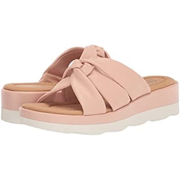 Sandalia Cuña Clarks Unisex-adulto Light Charm Rosa Claro Sintético