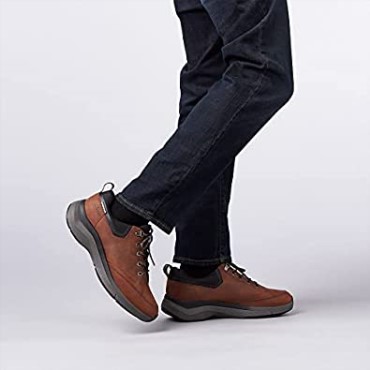 Zapatos De Cuero Clarks Wave 20 Vibe Marrón