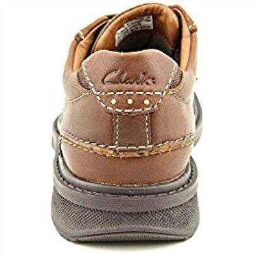 Clarks Wavecenter Ave Hombres Marrón Moc Cuero Oxfords Zapatos