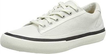 Zapatilla De Mujer Clarks White Canvas Aceley Lace