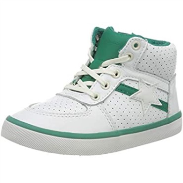 Zapatilla De Niño Clarks City Flake T De Piel Blanca