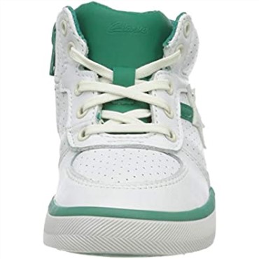 Zapatilla De Niño Clarks City Flake T De Piel Blanca
