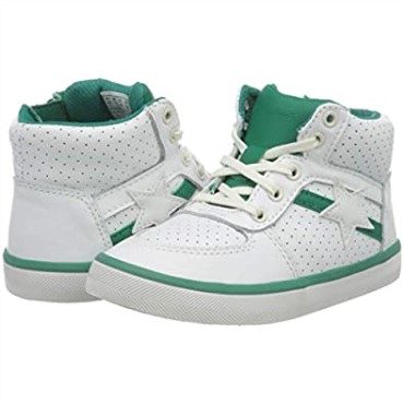 Zapatilla De Niño Clarks City Flake T De Piel Blanca