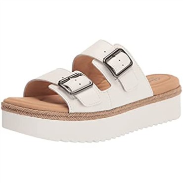 Sandalia De Playa De Mujer Clarks Lana En Piel Blanca