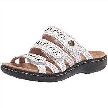 Sandalia Mujer Clarks Laurieann Echo De Piel Blanca