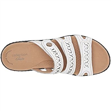 Sandalia Mujer Clarks Laurieann Echo De Piel Blanca