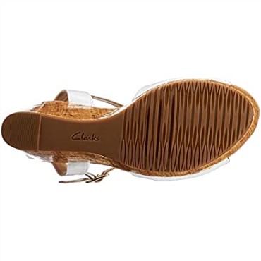 Sandalia De Tacón Annadel Mystic De Charol Blanco De Mujer Clarks Sintético