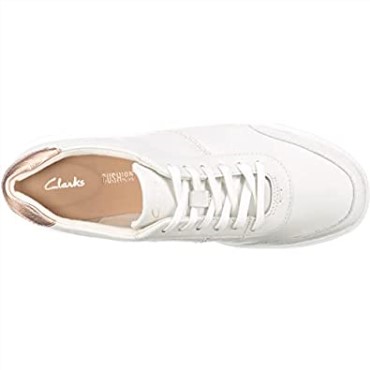 Clarks Blanco Combi Blanco Combi Blanco Derby De Mujer Hero Walk