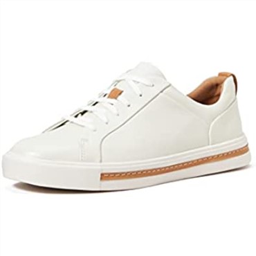 Derby De Mujer Clarks Blanco Cuero Blanco Un Maui Lace