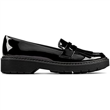 Clarks Witcombe Dawn Zapatos De Cuero Negro