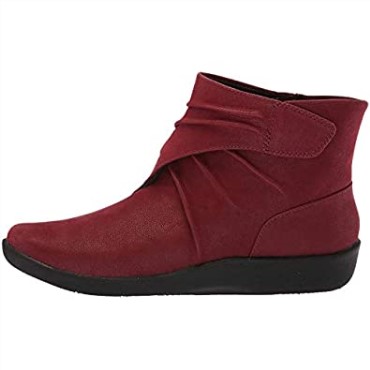 Clarks Mujer Botas De Mujer Sillian Tana Burdeos