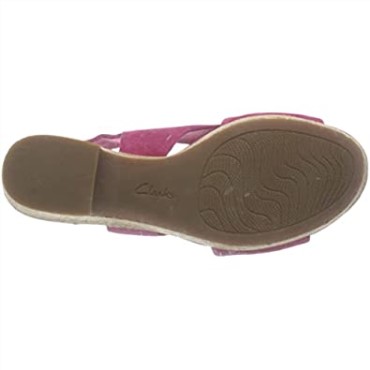 Clarks Mujer 261479264 Sandalias Con Tira Al Tobillo Rosa